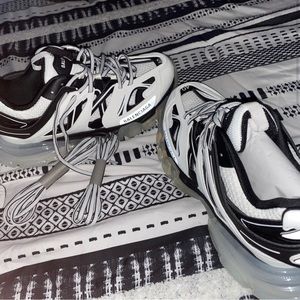 White and black balenciaga tracks